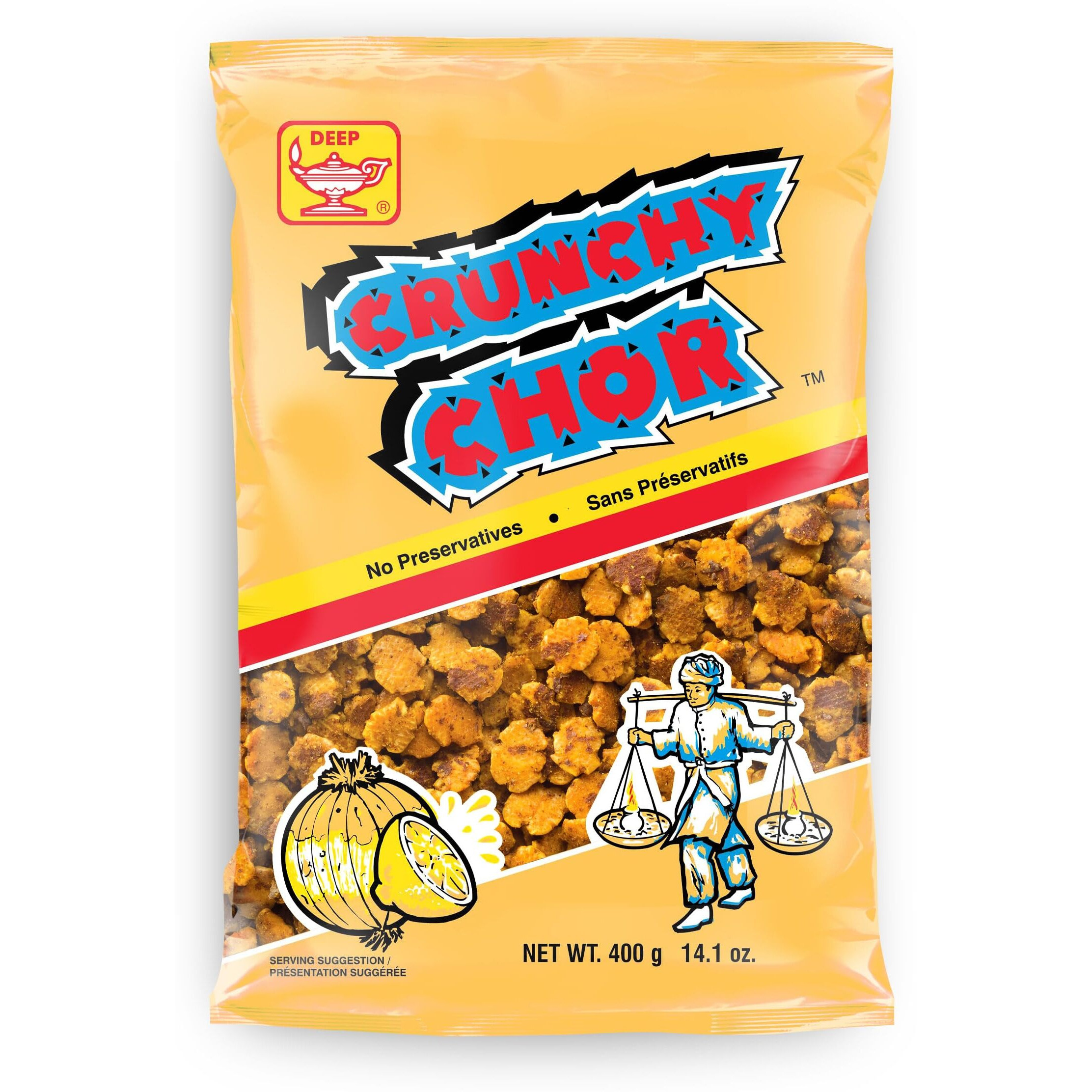 Deep Crunchy Chor - Home style Indian Namkeen - Ready to Eat Snacks - 14.1 oz