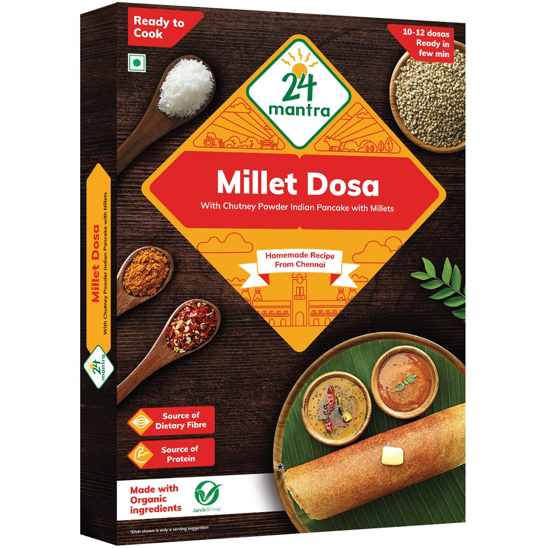24 Mantra Millet Dosa - 216 Gm