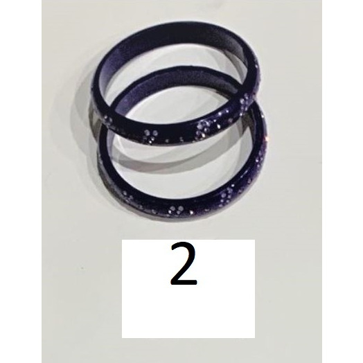 Bangle Plastic (Color: 1, Size: 2 x 4)