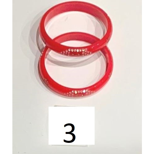 Bangle Plastic (Color: 1, Size: 2 x 4)