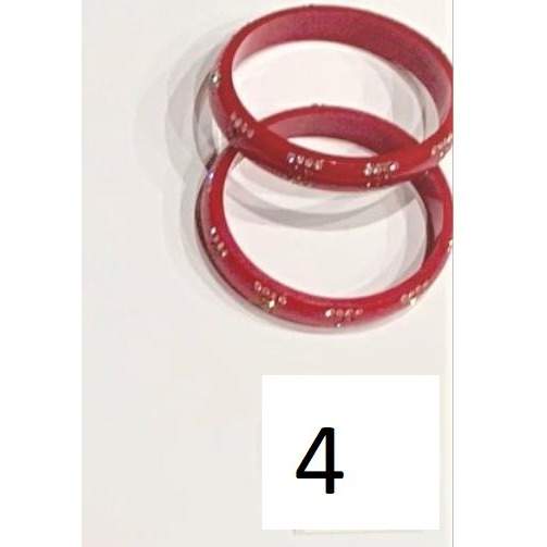 Bangle Plastic (Color: 1, Size: 2 x 4)