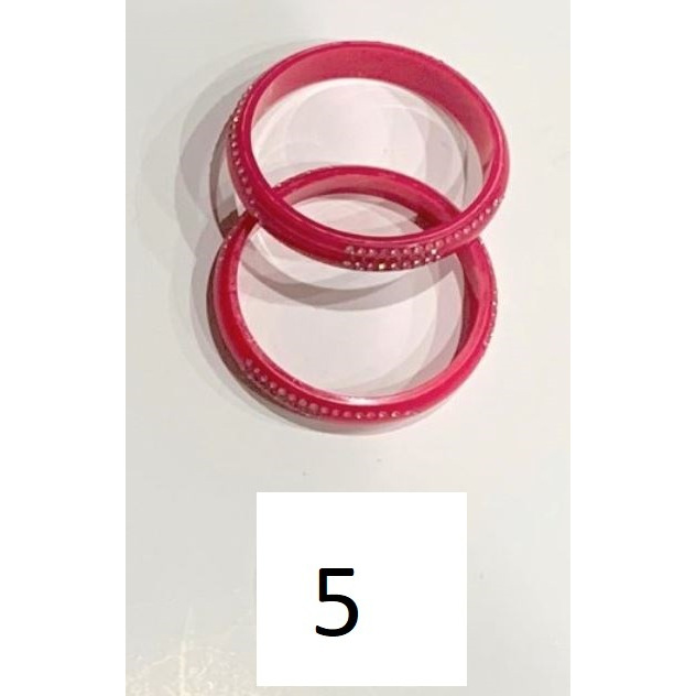 Bangle Plastic (Color: 1, Size: 2 x 4)