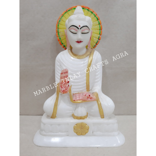 White Marble Buddha Statue