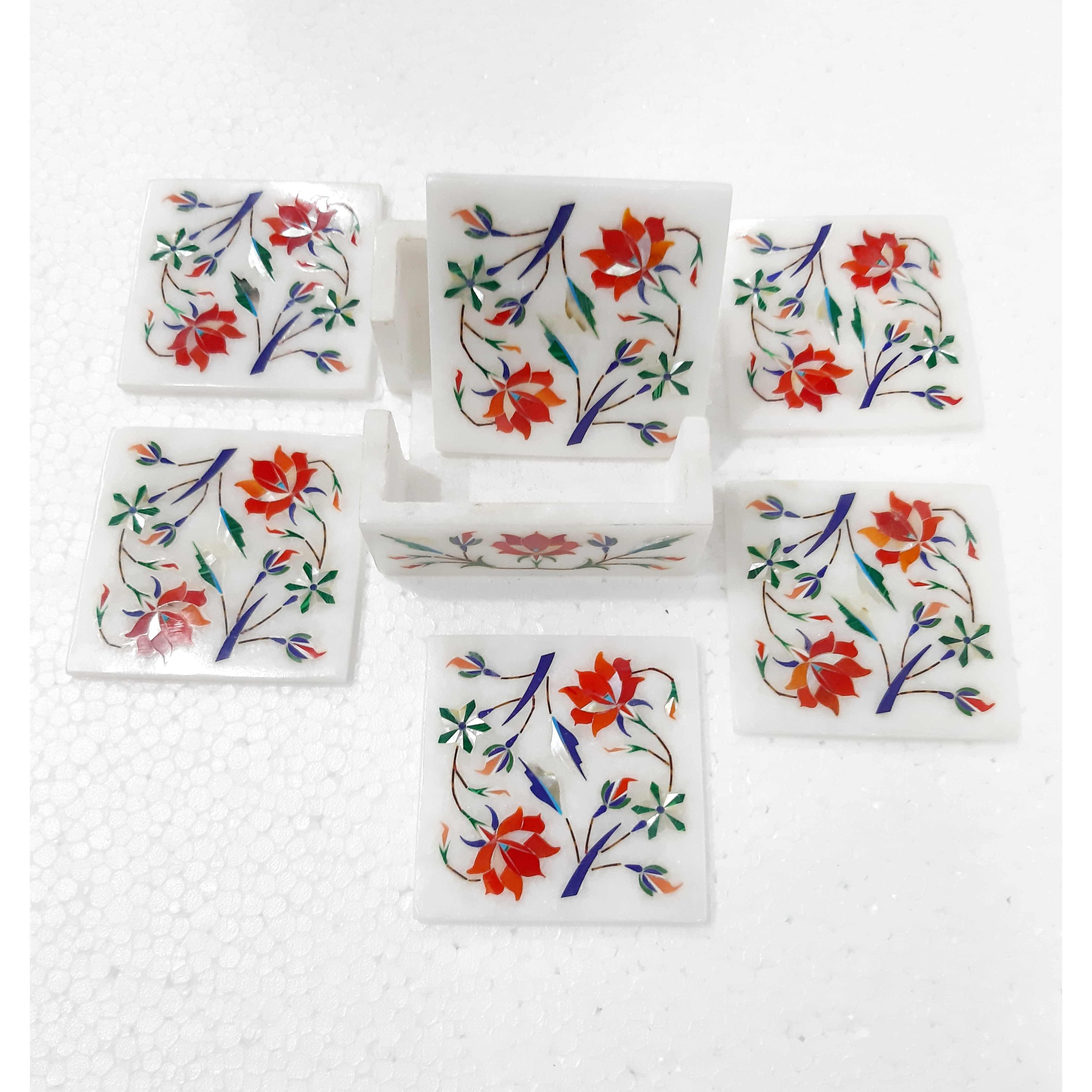 Square Coaster Set Inlay