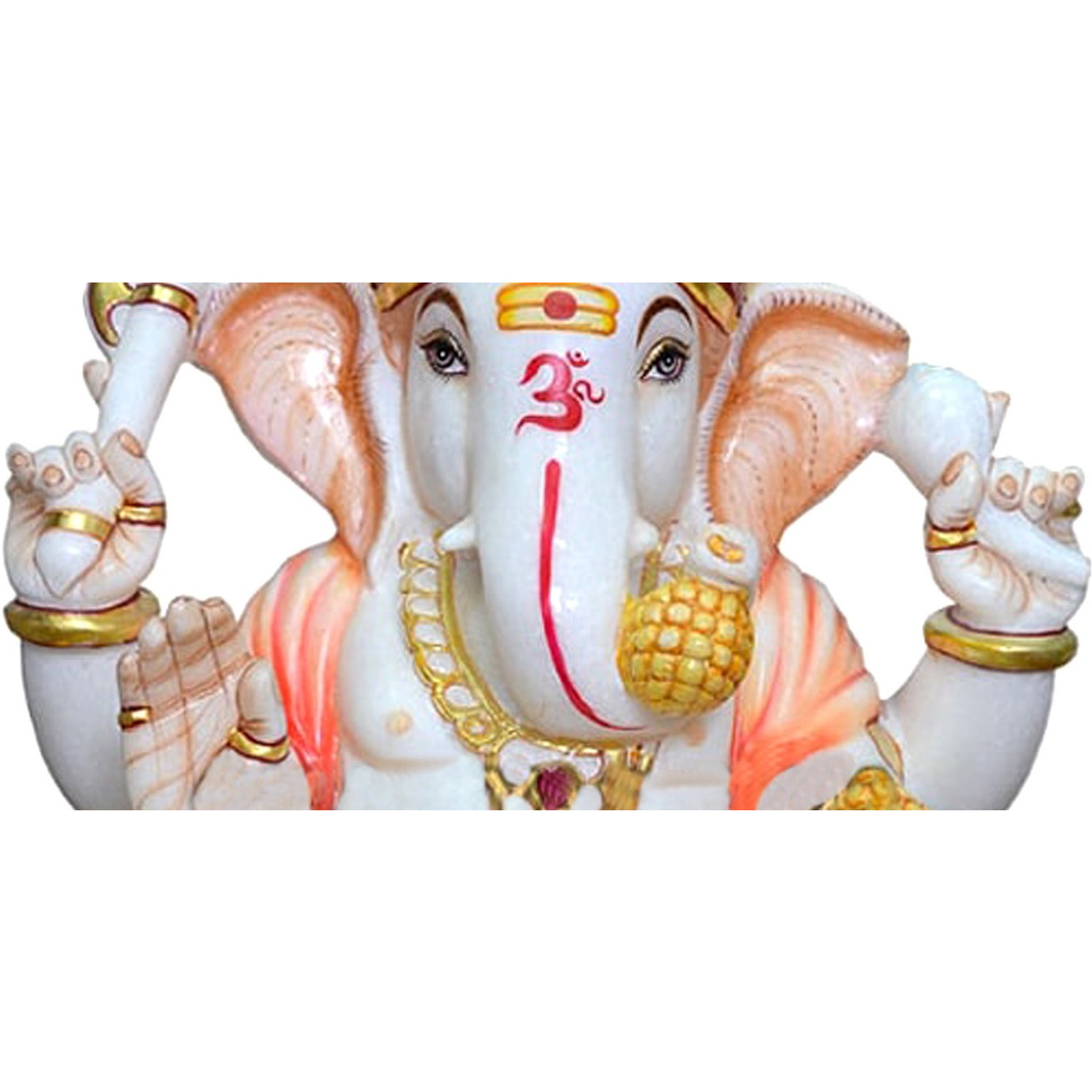 White Marble Ganesha Statue, Marble Turban Ganesha ,Marble God Statue, Beautiful Hand carved Marble Ganesha Sculpture, Perfect Diwali Gift