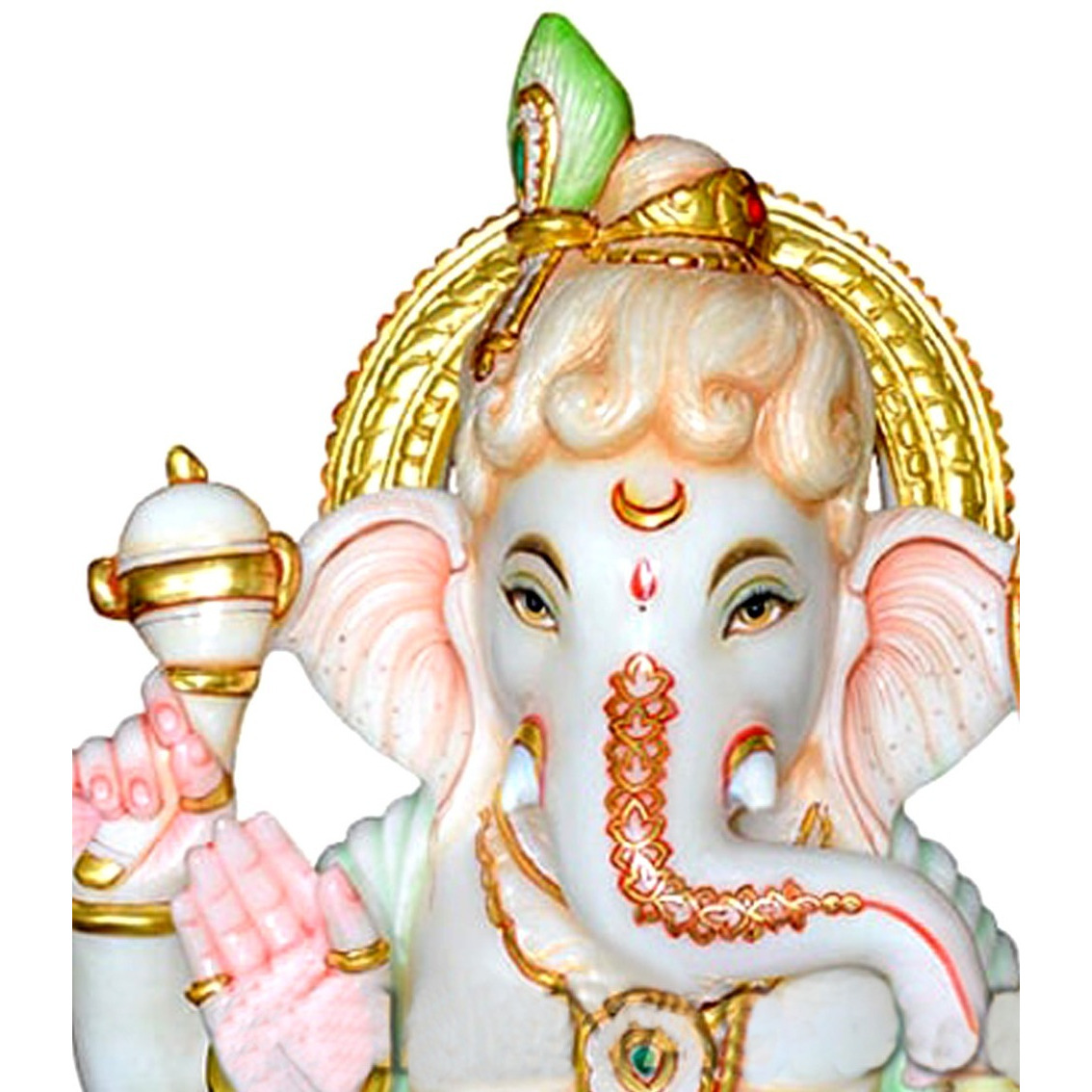 White Marble Ganesha Statue, Marble Ganpati Statue For Mandir, Ganesha Statue, Bal Ganesha