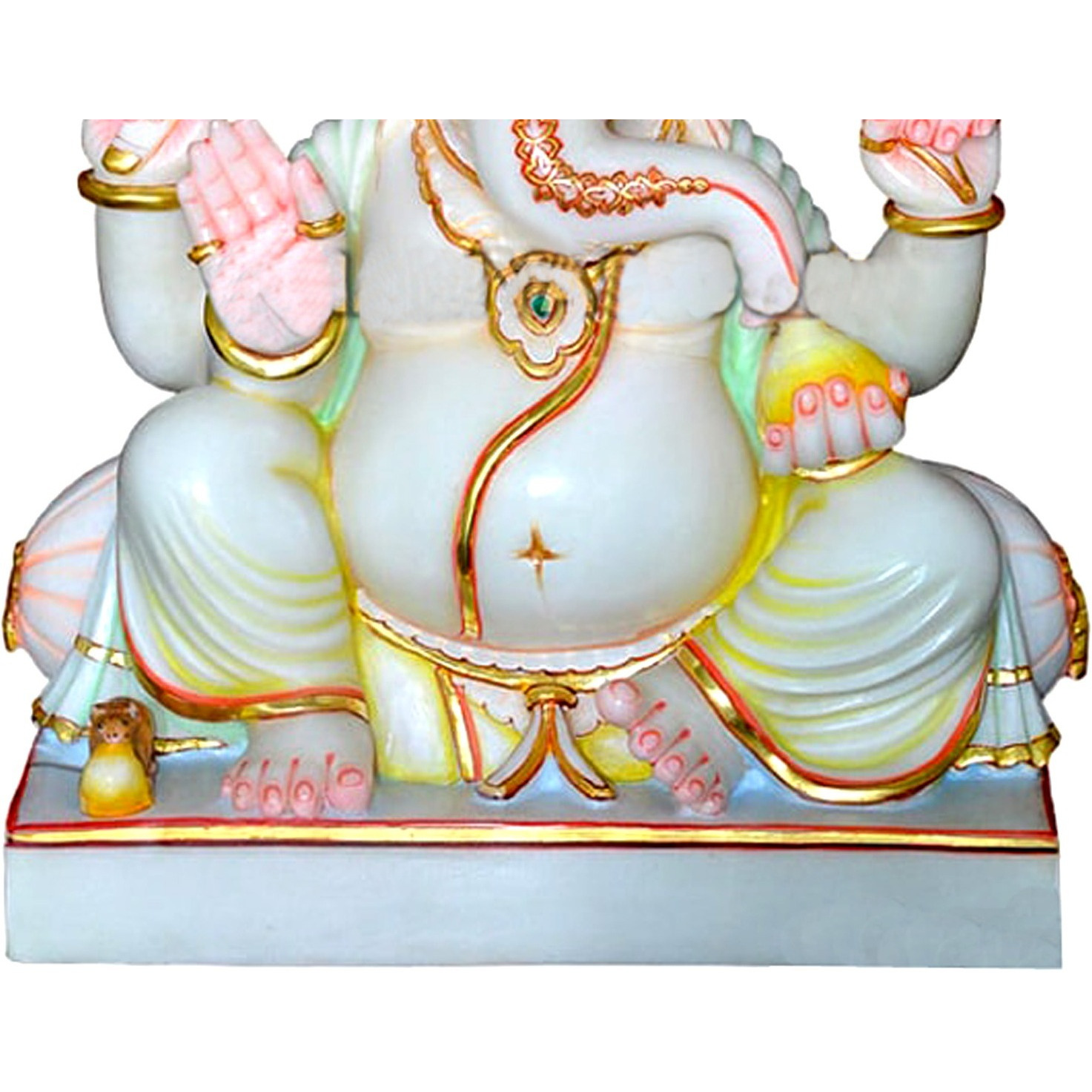 White Marble Ganesha Statue, Marble Ganpati Statue For Mandir, Ganesha Statue, Bal Ganesha