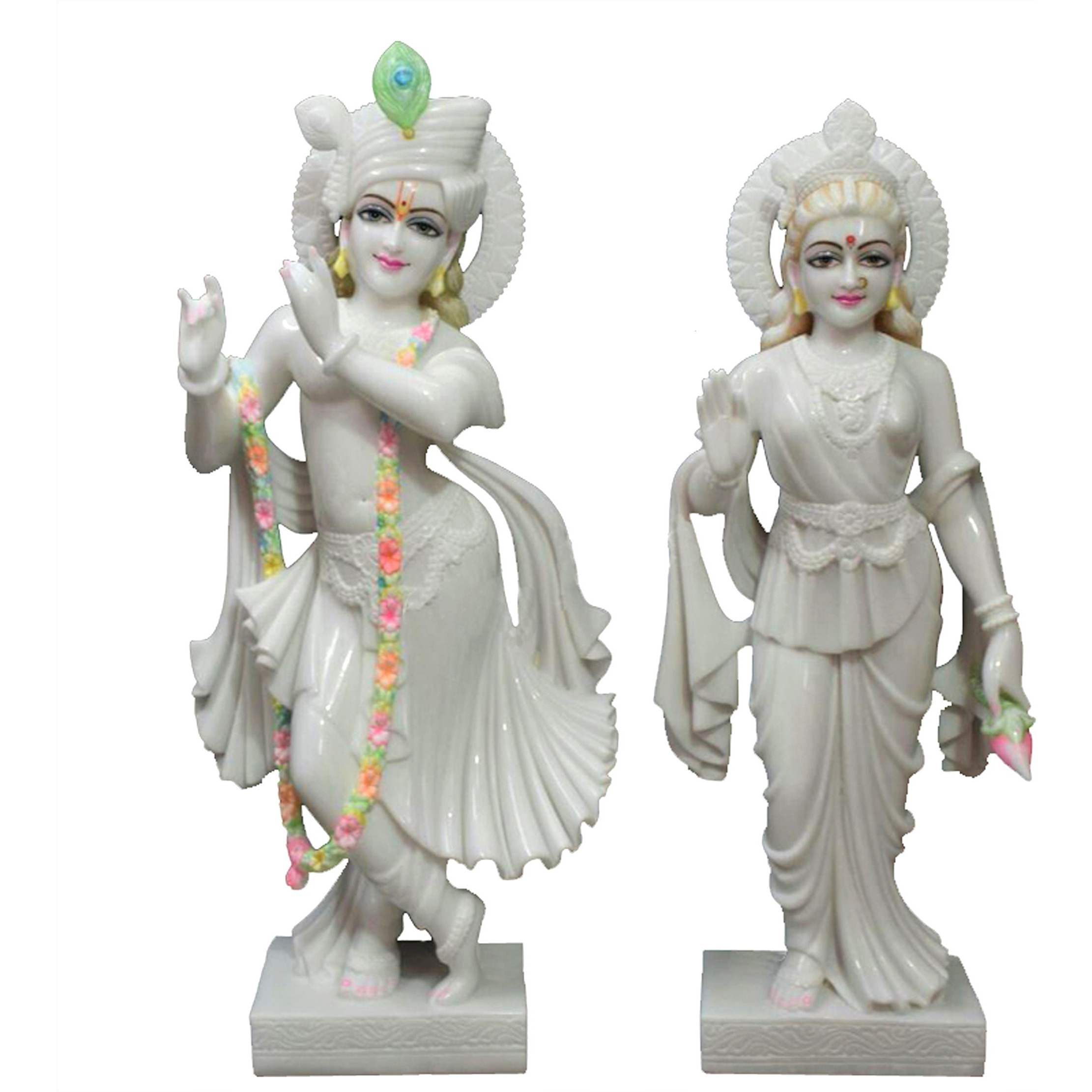 White Marble Radha Krishna Statue , Radha Krishna Idols For Mandir, Fine Quality Marble Radha Krishna, Marble Radha Krishna