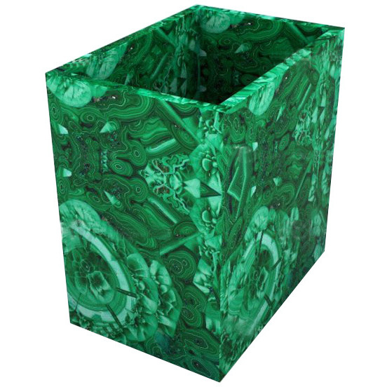 7 Pc. Malachite Bathroom Set, Malachite Accessories, Bathroom Decor Malachite Set, Green Bathroom Decor