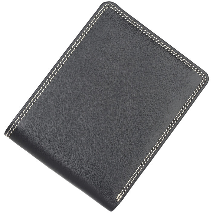 FIONA Mens Leather Bifold Wallet | Wallets For Men RFID Blocking | Genuine Leather | Extra Capacity Mens Black Wallet |