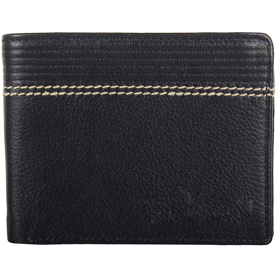 FIONA Mens Leather Bifold Wallet | Wallets For Men RFID Blocking | Genuine Leather | Extra Capacity Mens Black Wallet |
