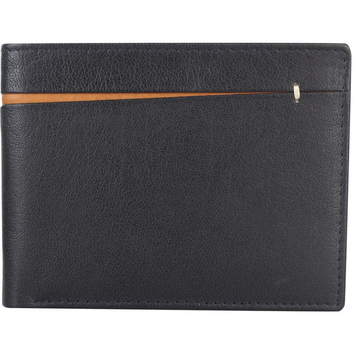 FIONA Mens Leather Bifold Wallet | Wallets For Men RFID Blocking | Genuine Leather | Extra Capacity Mens Black Wallet |