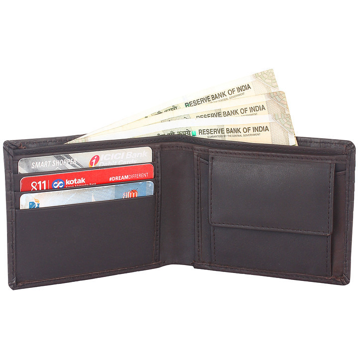FIONA Mens Leather Bifold Wallet | Wallets For Men RFID Blocking | Genuine Leather | Extra Capacity Mens Black Wallet |