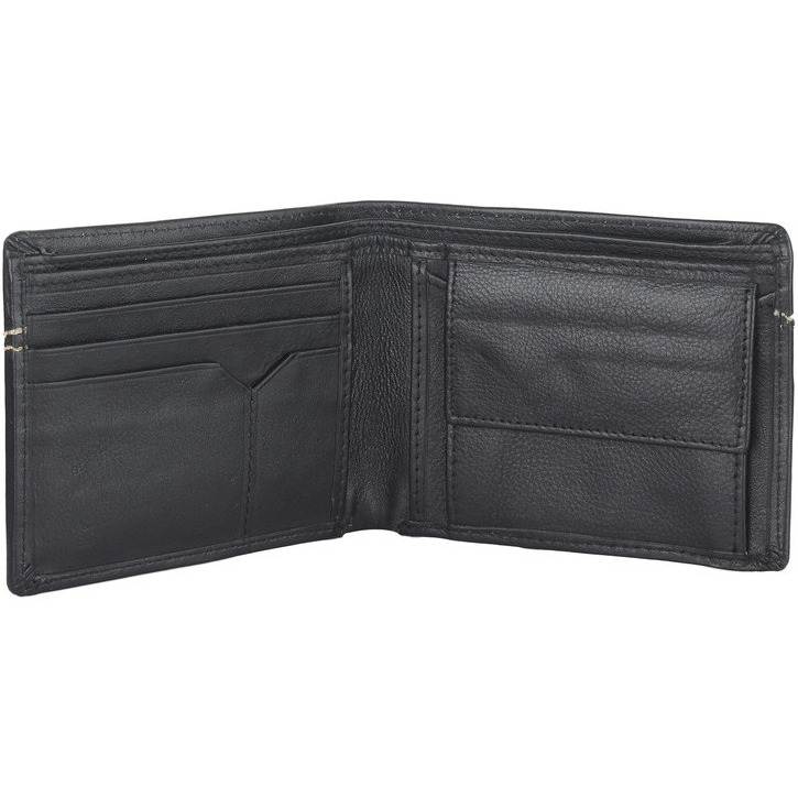 FIONA Mens Leather Bifold Wallet | Wallets For Men RFID Blocking | Genuine Leather | Extra Capacity Mens Black Wallet |