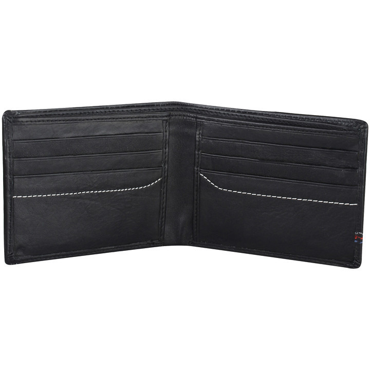 FIONA Mens Leather Bifold Wallet | Wallets For Men RFID Blocking | Genuine Leather | Extra Capacity Mens Black Wallet |