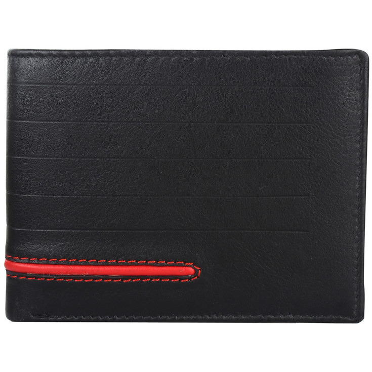 FIONA Mens Leather Bifold Wallet | Wallets For Men RFID Blocking | Genuine Leather | Extra Capacity Mens Black Wallet |