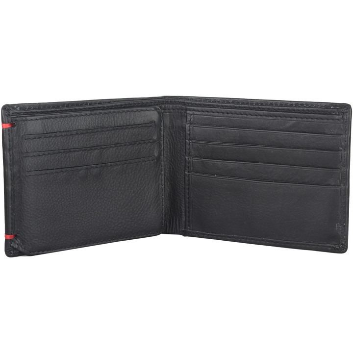 FIONA Mens Leather Bifold Wallet | Wallets For Men RFID Blocking | Genuine Leather | Extra Capacity Mens Black Wallet |