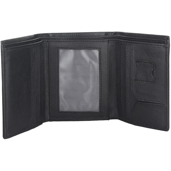 FIONA Mens Leather Bifold Wallet | Wallets For Men RFID Blocking | Genuine Leather | Extra Capacity Mens Black Wallet |