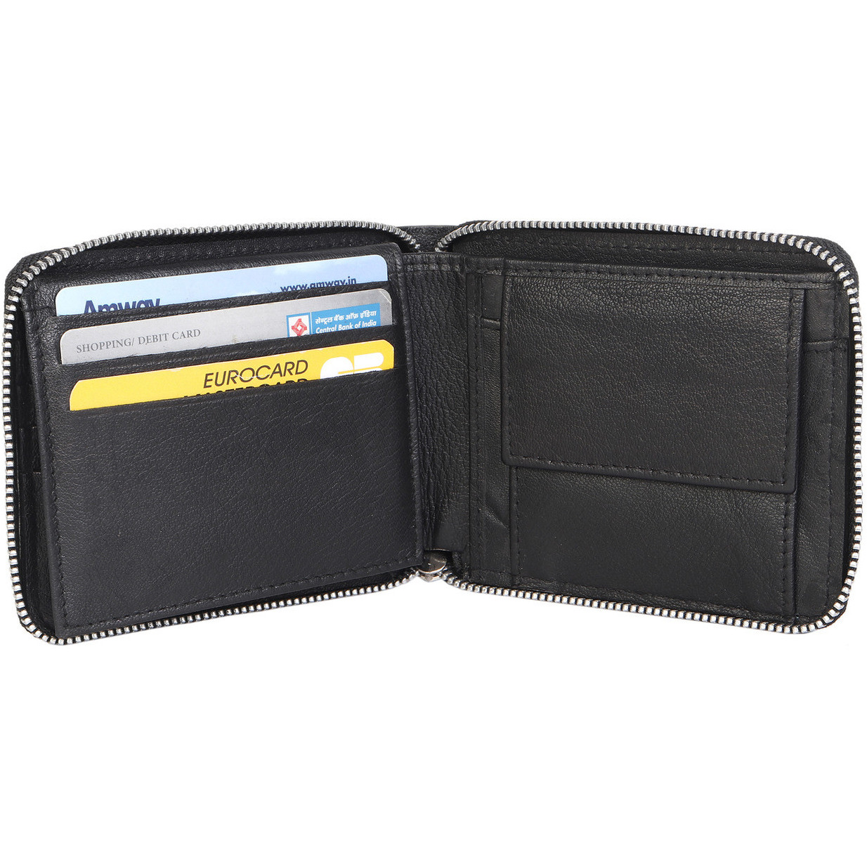 FIONA Mens Leather Bifold Wallet | Wallets For Men RFID Blocking | Genuine Leather | Extra Capacity Mens Black Wallet |