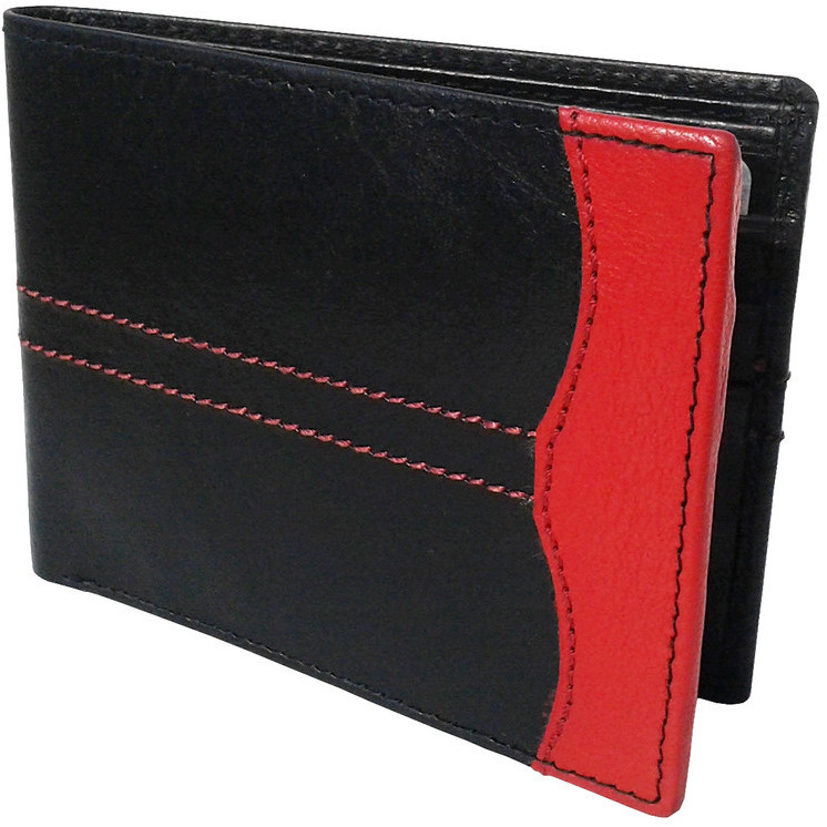 FIONA Mens Leather Bifold Wallet | Wallets For Men RFID Blocking | Genuine Leather | Extra Capacity Mens Black Wallet |