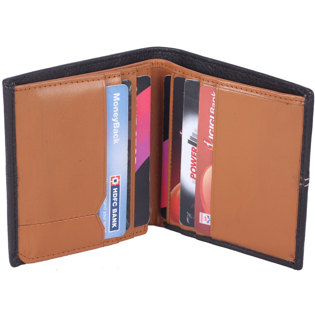 FIONA Mens Leather Bifold Wallet | Wallets For Men RFID Blocking | Genuine Leather | Extra Capacity Mens Black Wallet |