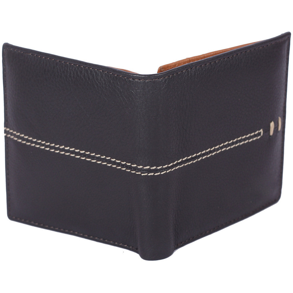 FIONA Mens Leather Bifold Wallet | Wallets For Men RFID Blocking | Genuine Leather | Extra Capacity Mens Black Wallet |
