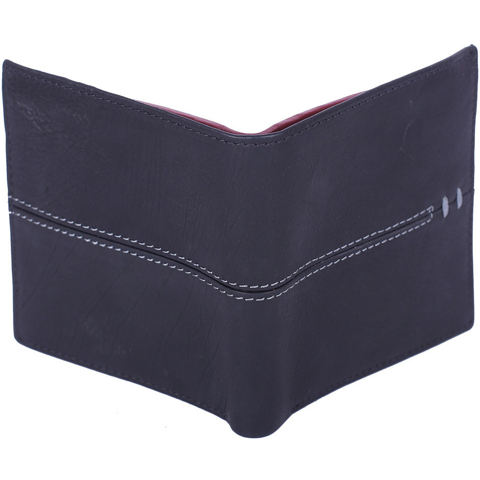 FIONA Mens Leather Bifold Wallet | Wallets For Men RFID Blocking | Genuine Leather | Extra Capacity Mens Black Wallet |