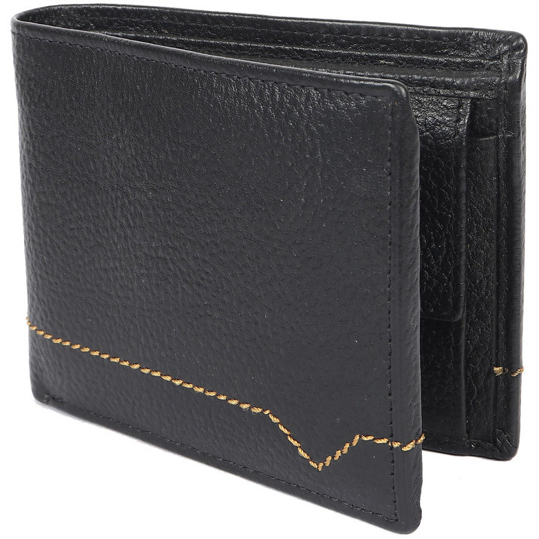 FIONA Mens Leather Bifold Wallet | Wallets For Men RFID Blocking | Genuine Leather | Extra Capacity Mens Black Wallet |