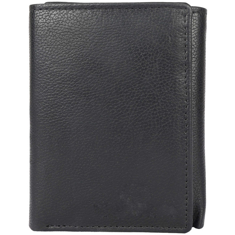 FIONA Mens Leather Bifold Wallet | Wallets For Men RFID Blocking | Genuine Leather | Extra Capacity Mens Black Wallet |