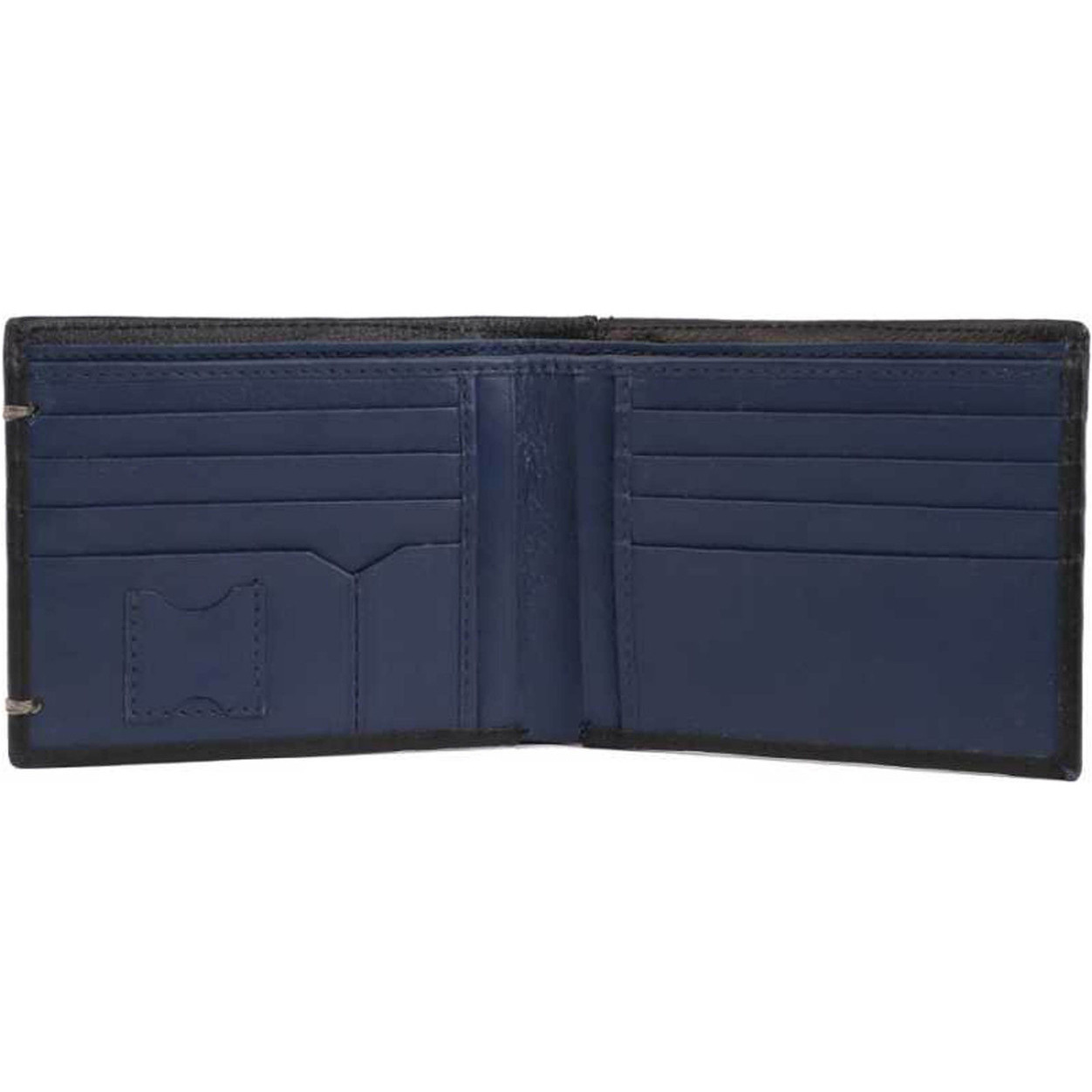 FIONA Mens Leather Bifold Wallet | Wallets For Men RFID Blocking | Genuine Leather | Extra Capacity Mens Black Wallet |