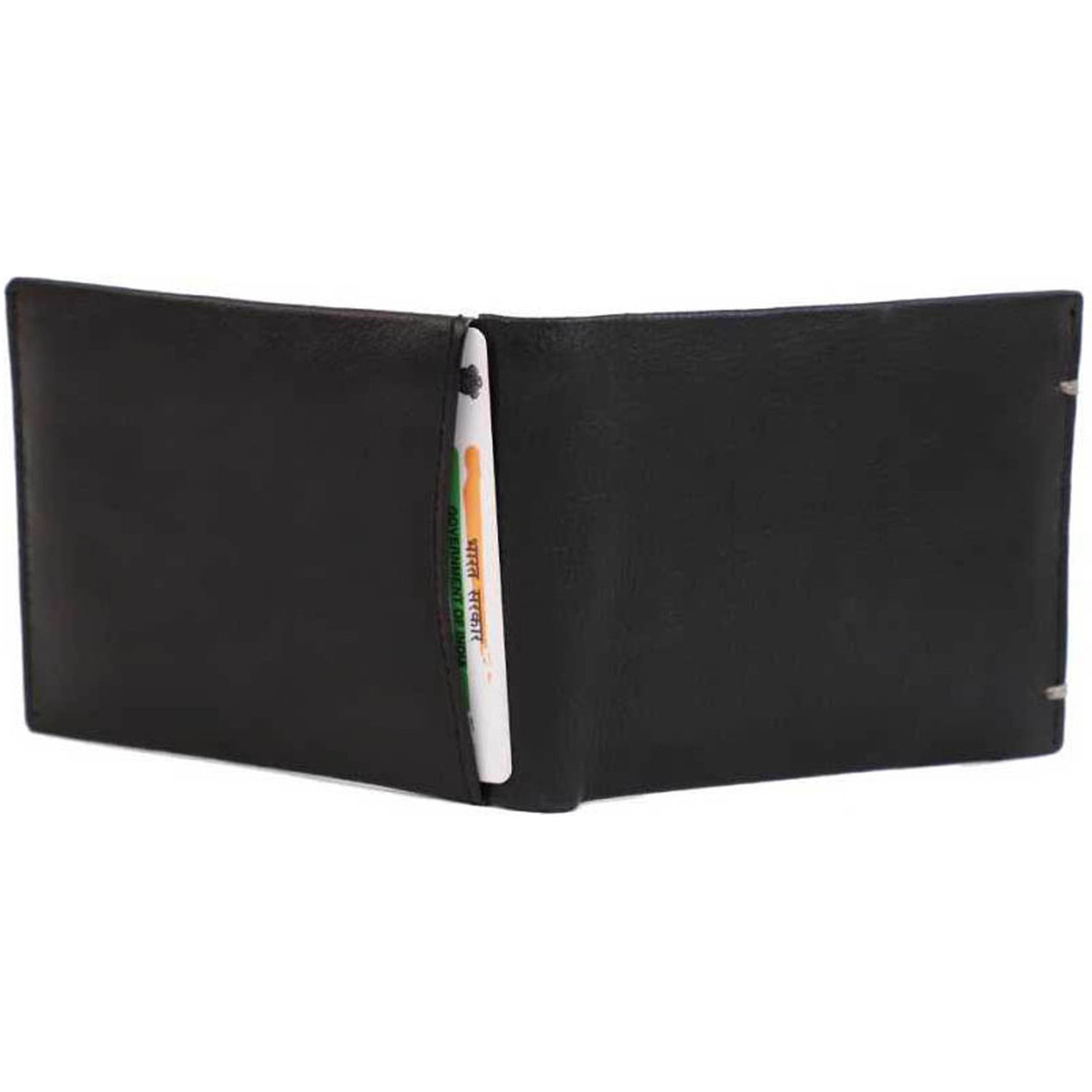 FIONA Mens Leather Bifold Wallet | Wallets For Men RFID Blocking | Genuine Leather | Extra Capacity Mens Black Wallet |