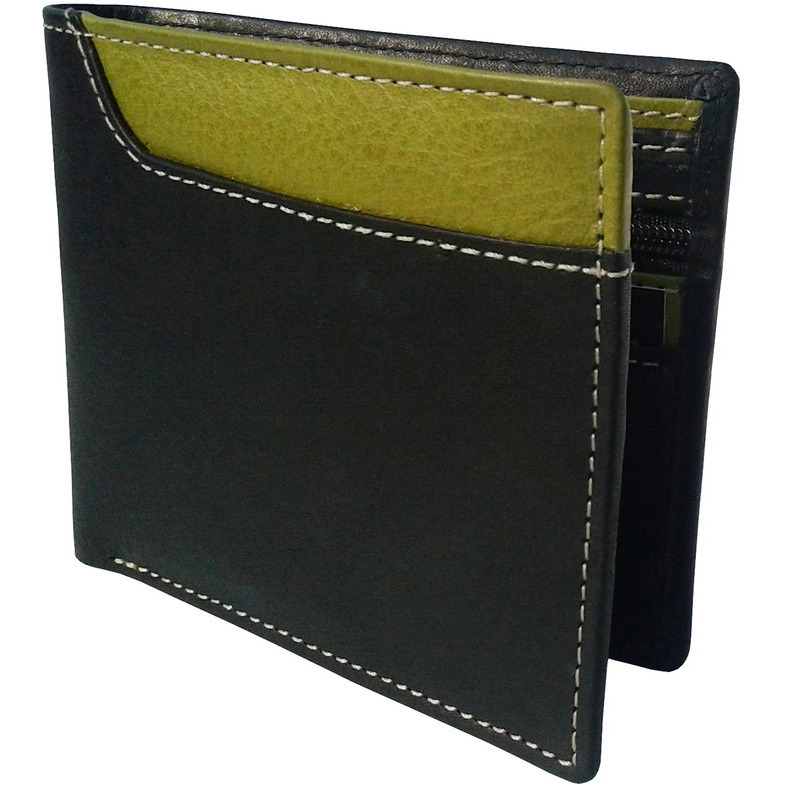 FIONA Mens Leather Bifold Wallet | Wallets For Men RFID Blocking | Genuine Leather | Extra Capacity Mens Black Wallet |