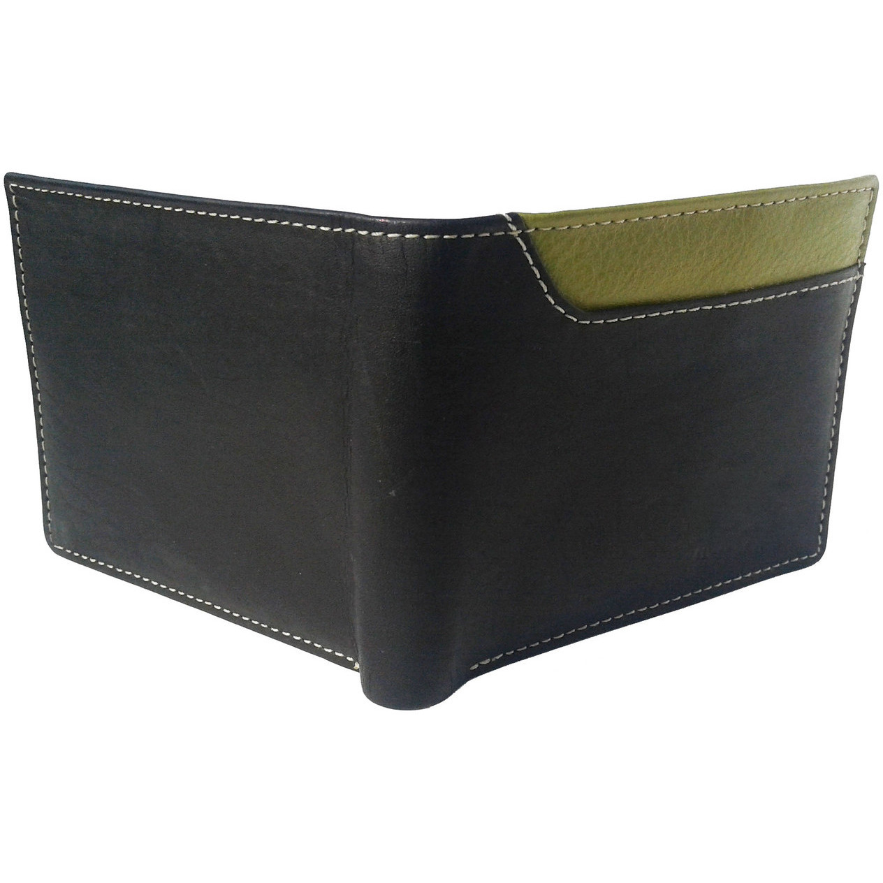 FIONA Mens Leather Bifold Wallet | Wallets For Men RFID Blocking | Genuine Leather | Extra Capacity Mens Black Wallet |