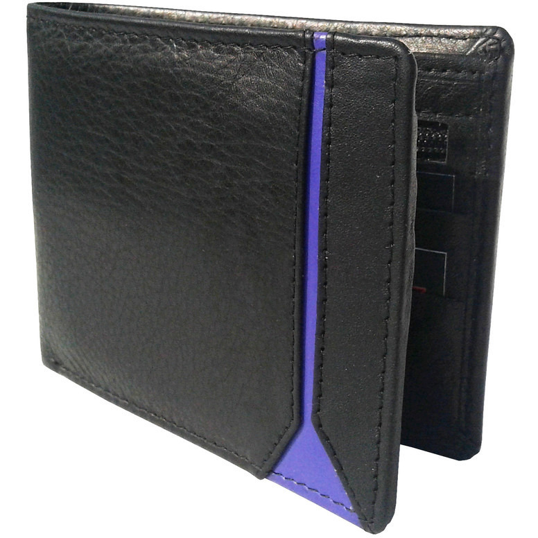 FIONA Mens Leather Bifold Wallet | Wallets For Men RFID Blocking | Genuine Leather | Extra Capacity Mens Black Wallet |