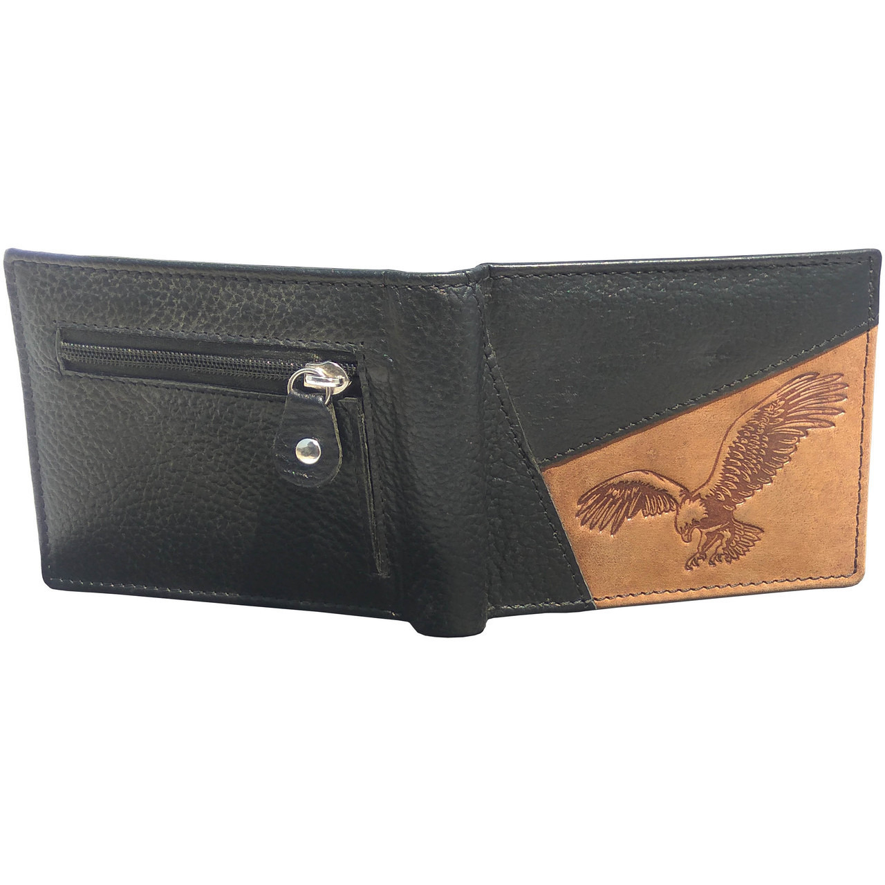 FIONA Mens Leather Bifold Wallet | Wallets For Men RFID Blocking | Genuine Leather | Extra Capacity Mens Black Wallet |