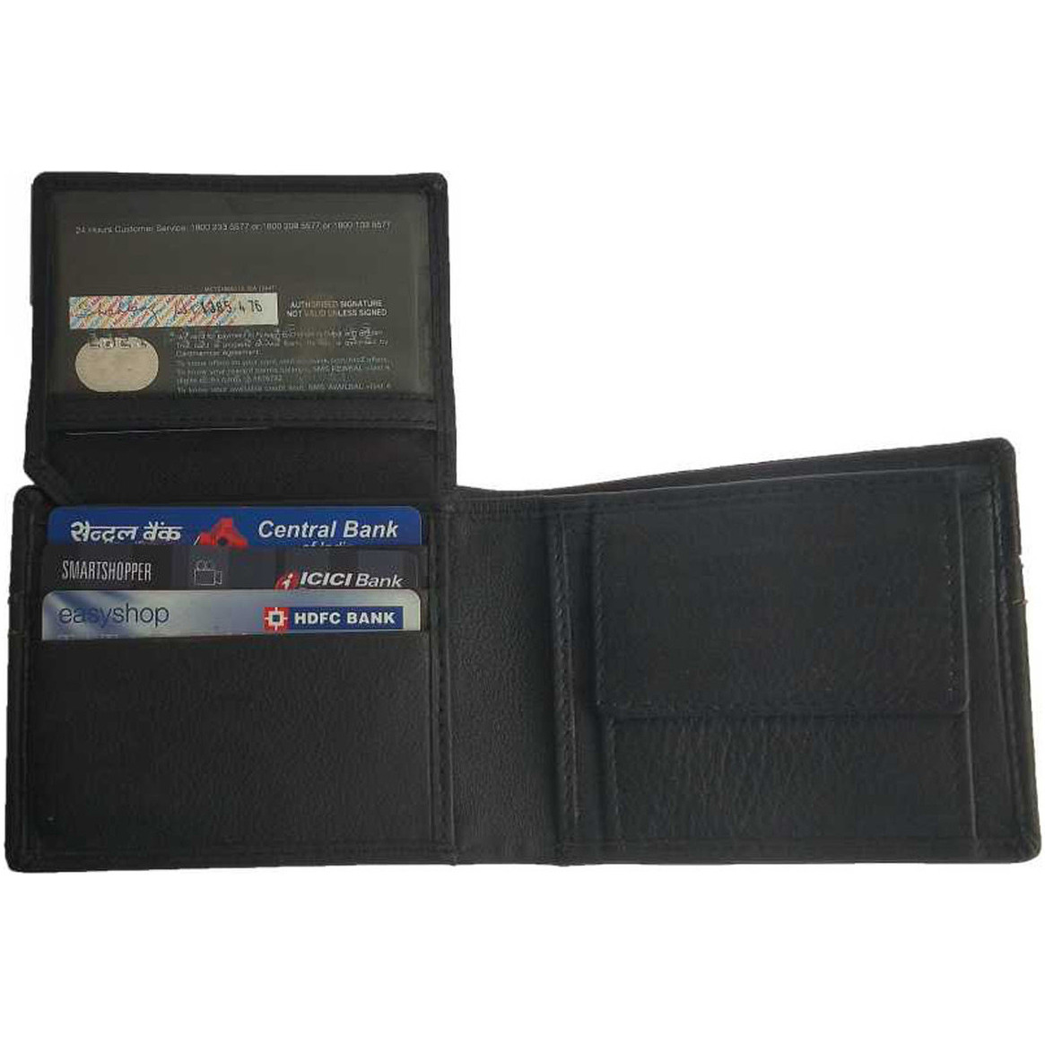 FIONA Mens Leather Bifold Wallet | Wallets For Men RFID Blocking | Genuine Leather | Extra Capacity Mens Black Wallet |