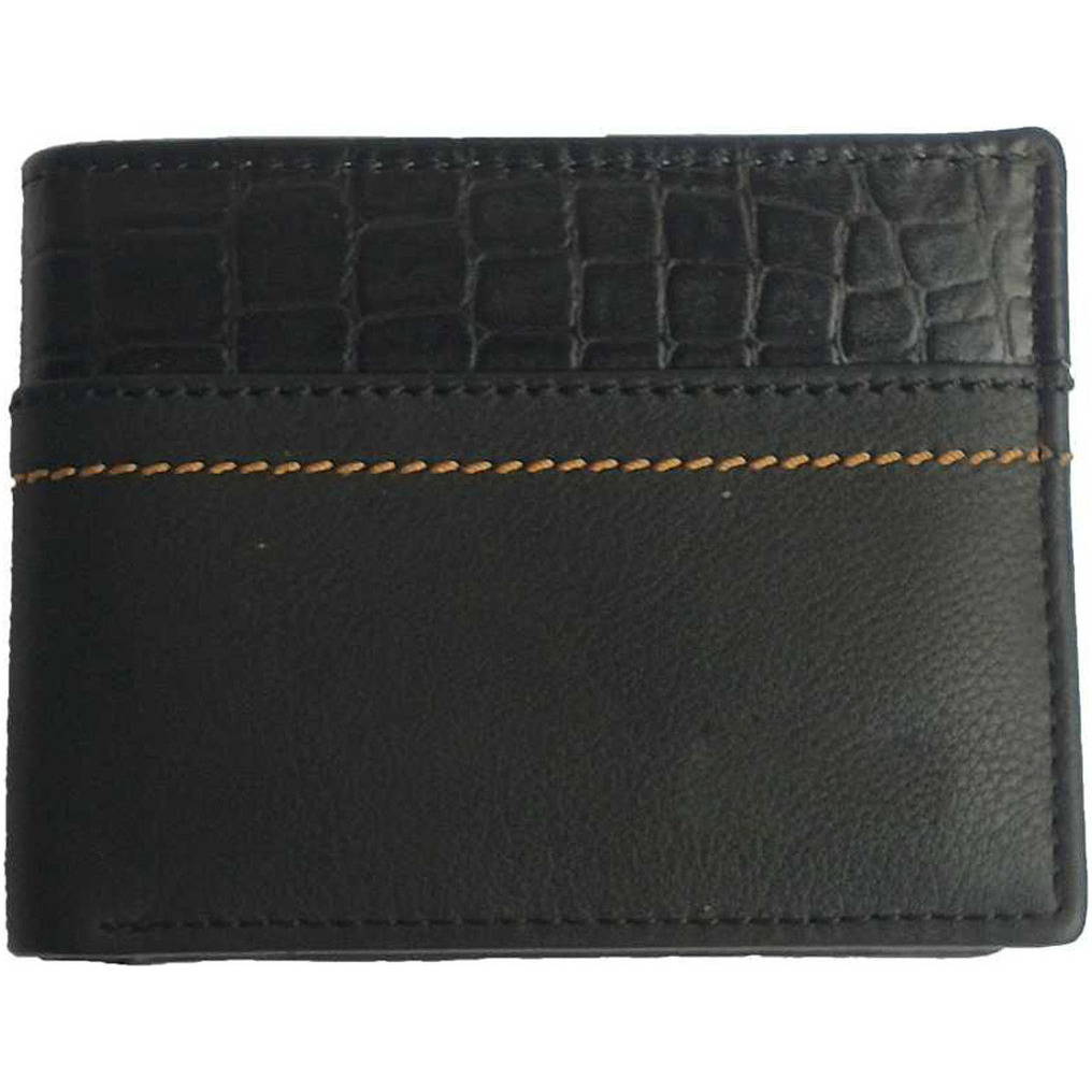 FIONA Mens Leather Bifold Wallet | Wallets For Men RFID Blocking | Genuine Leather | Extra Capacity Mens Black Wallet |