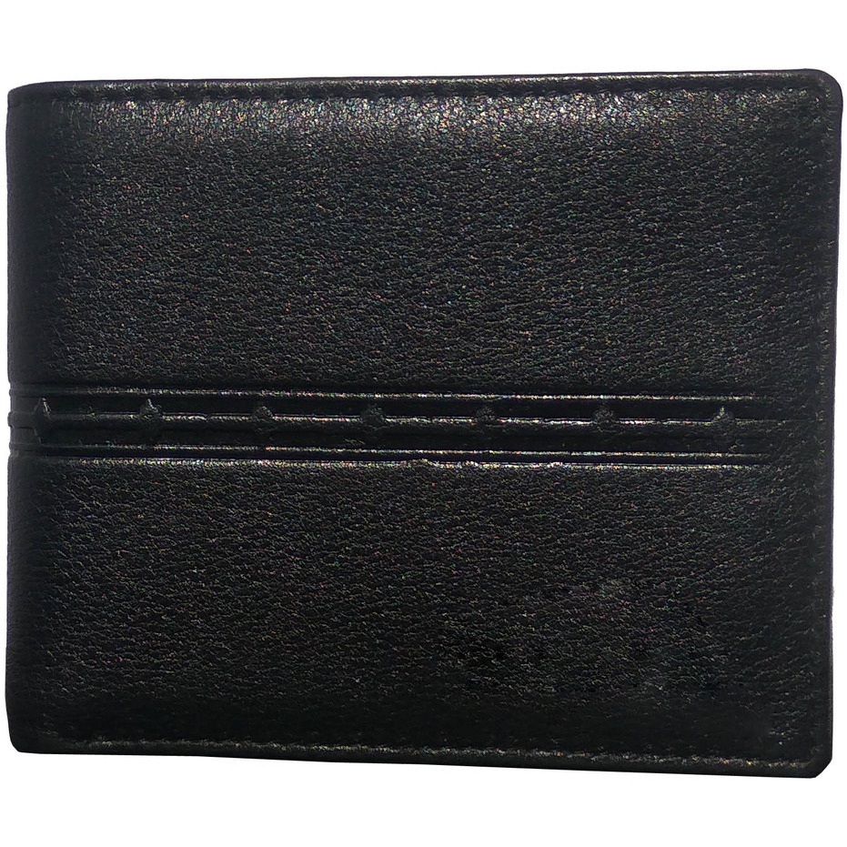 FIONA Mens Leather Bifold Wallet | Wallets For Men RFID Blocking | Genuine Leather | Extra Capacity Mens Black Wallet |