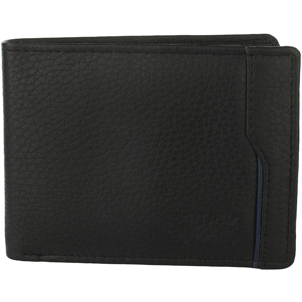 FIONA Mens Leather Bifold Wallet | Wallets For Men RFID Blocking | Genuine Leather | Extra Capacity Mens Black Wallet |