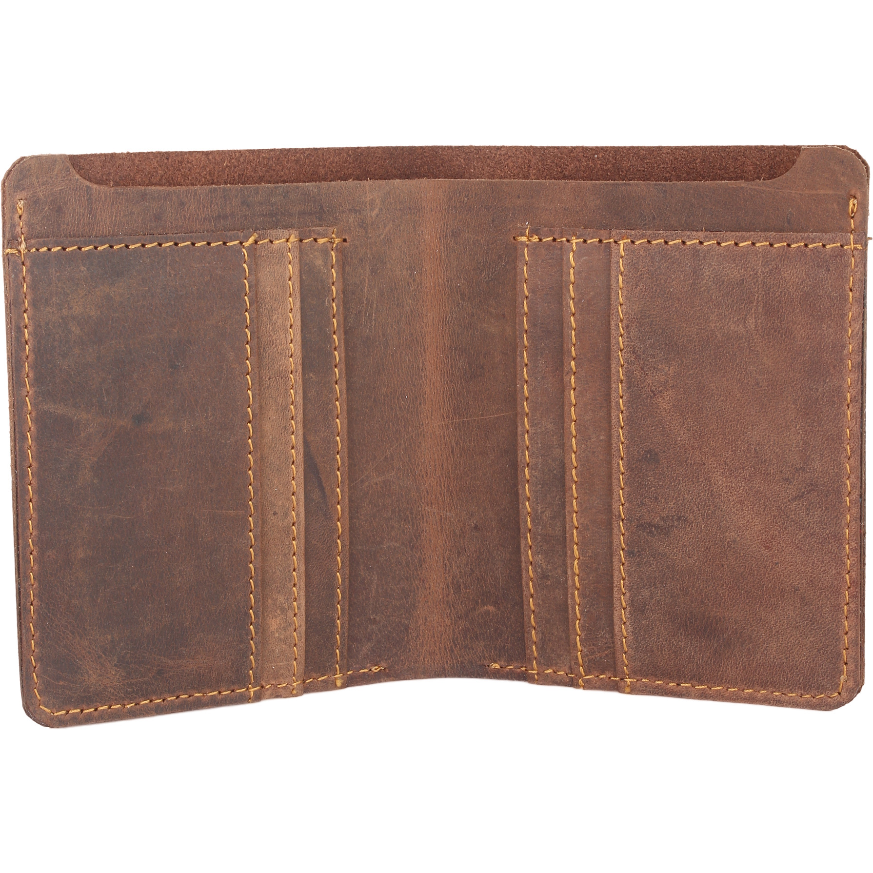 FIONA Mens Leather Bifold Wallet | Wallets For Men RFID Blocking | Genuine Leather | Extra Capacity Mens Brown Wallet |