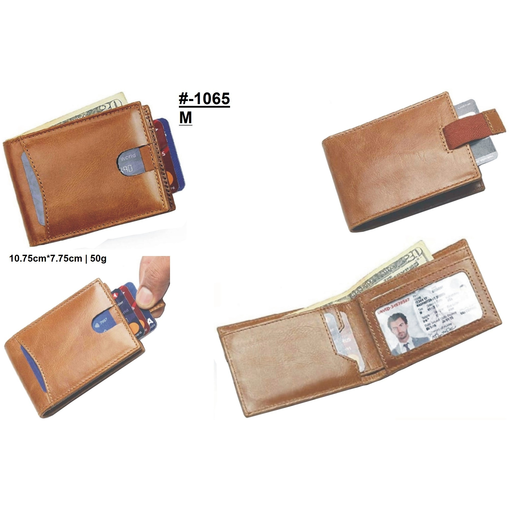 FIONA Mens Leather Bifold Wallet | Wallets For Men RFID Blocking | Genuine Leather | Extra Capacity Mens Brown Wallet |