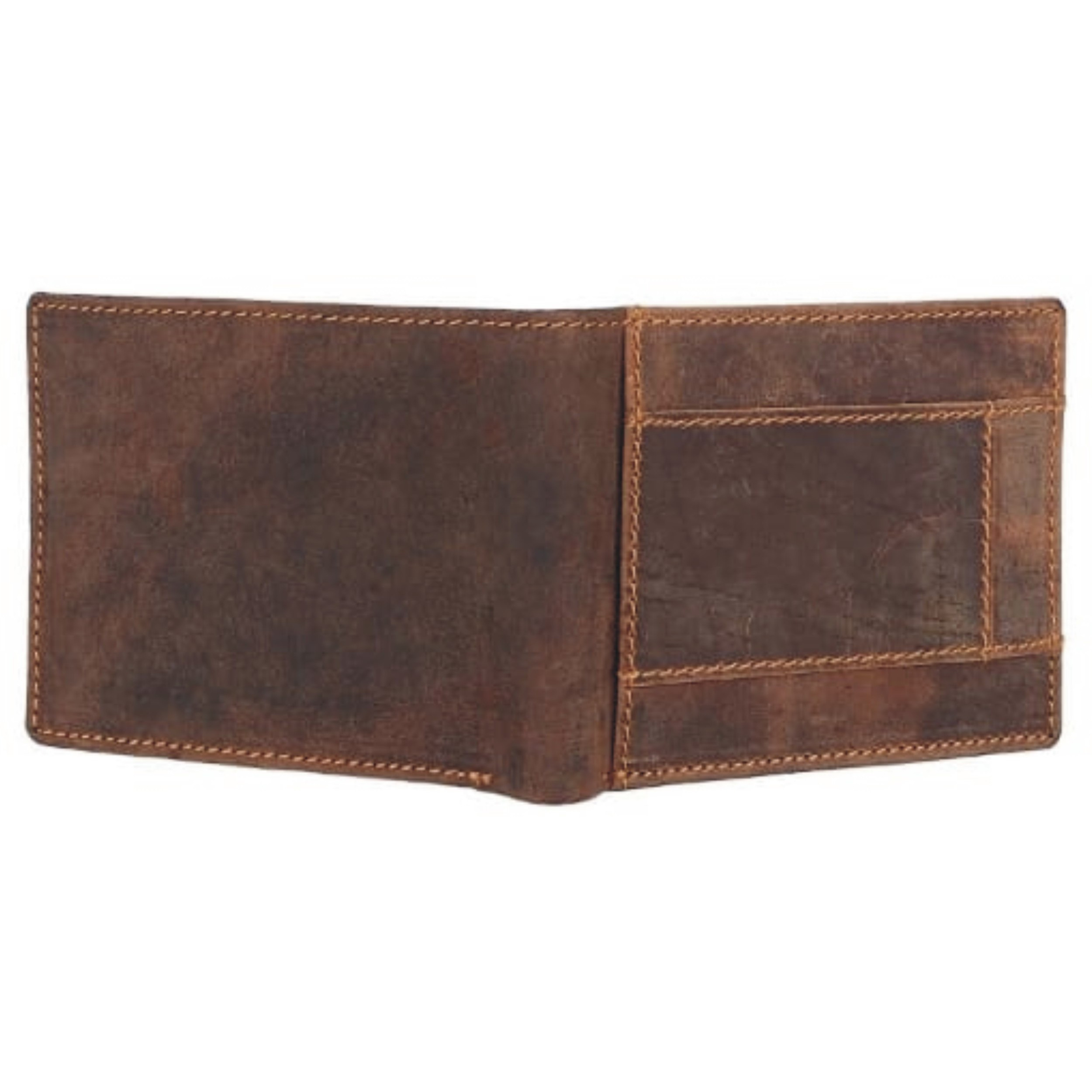 FIONA Mens Leather Bifold Wallet | Wallets For Men RFID Blocking | Genuine Leather | Extra Capacity Mens Brown Wallet |