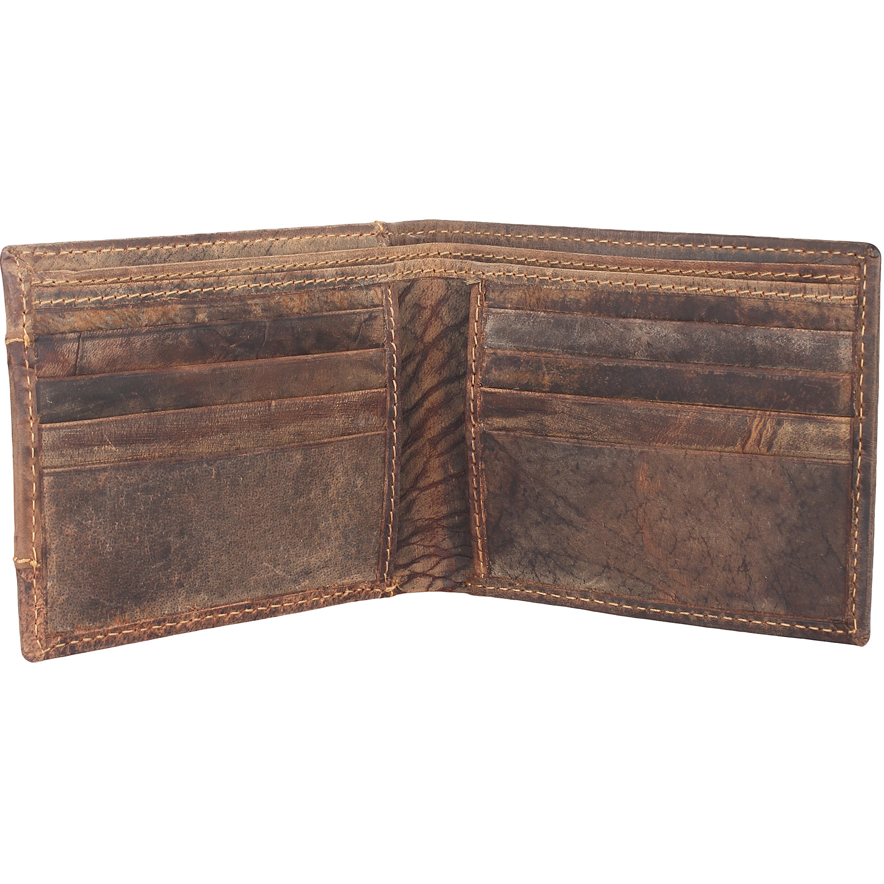 FIONA Mens Leather Bifold Wallet | Wallets For Men RFID Blocking | Genuine Leather | Extra Capacity Mens Brown Wallet |