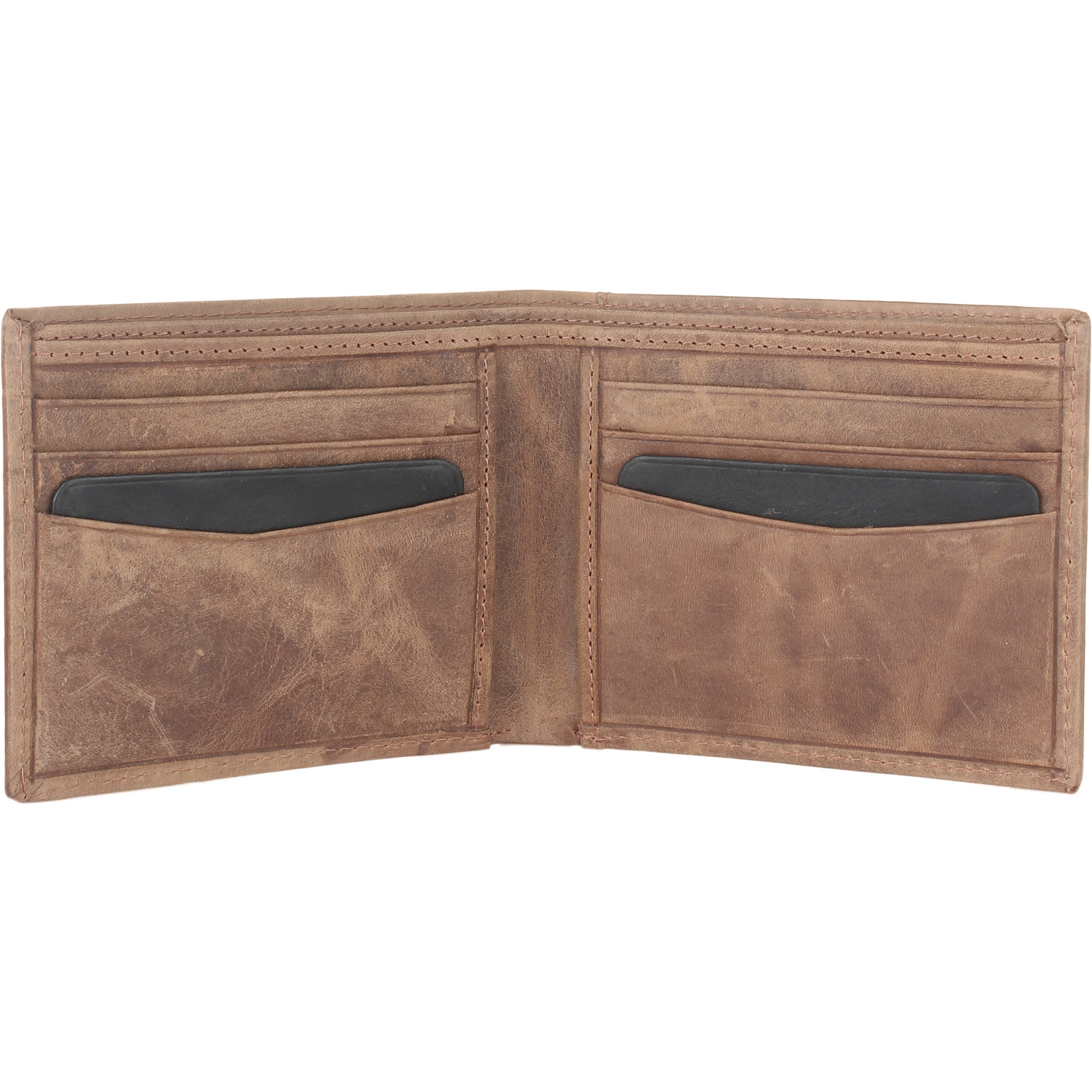 FIONA Mens Leather Bifold Wallet | Wallets For Men RFID Blocking | Genuine Leather | Extra Capacity Mens Brown Wallet |