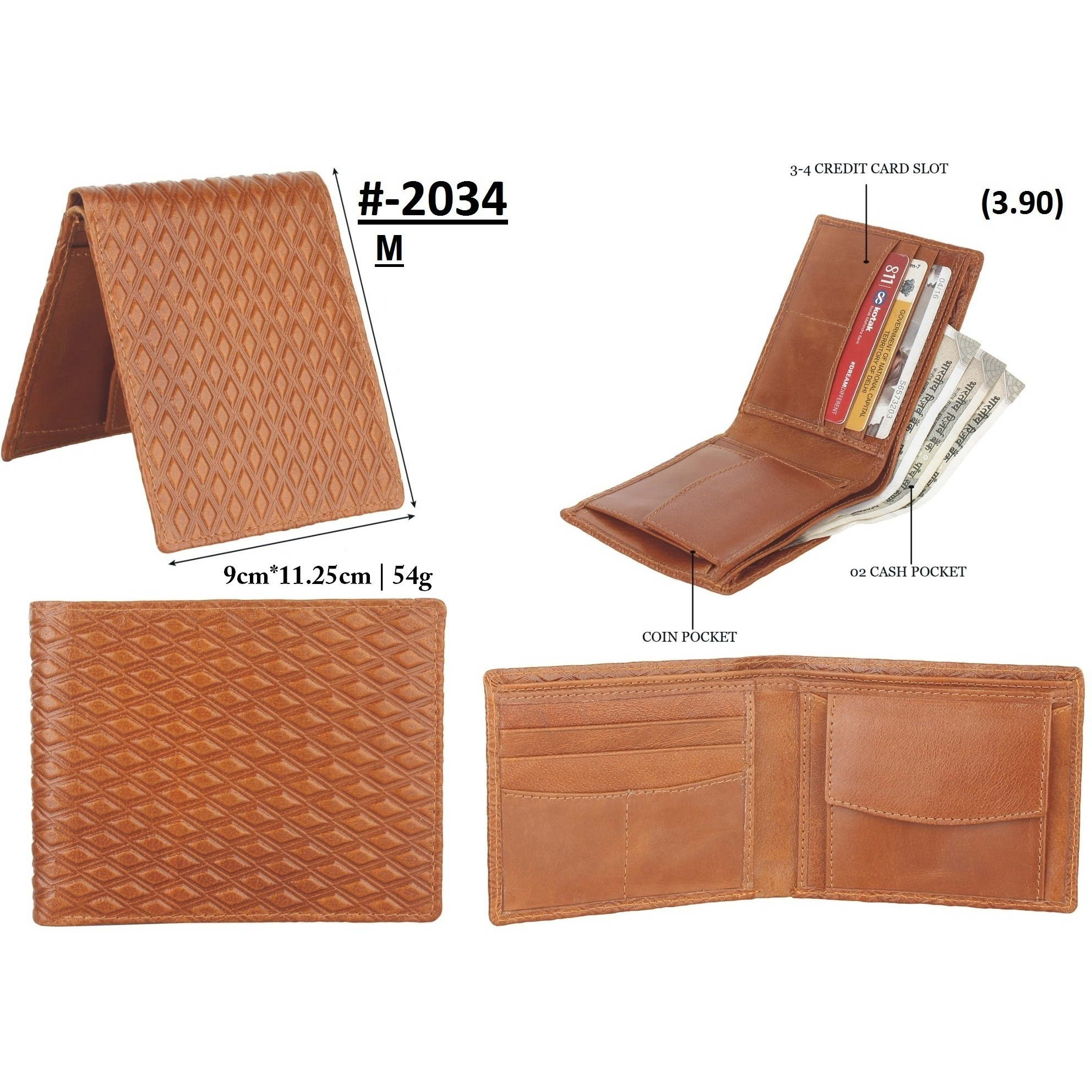 FIONA Mens Leather Bifold Wallet | Wallets For Men RFID Blocking | Genuine Leather | Extra Capacity Mens Brown Wallet |