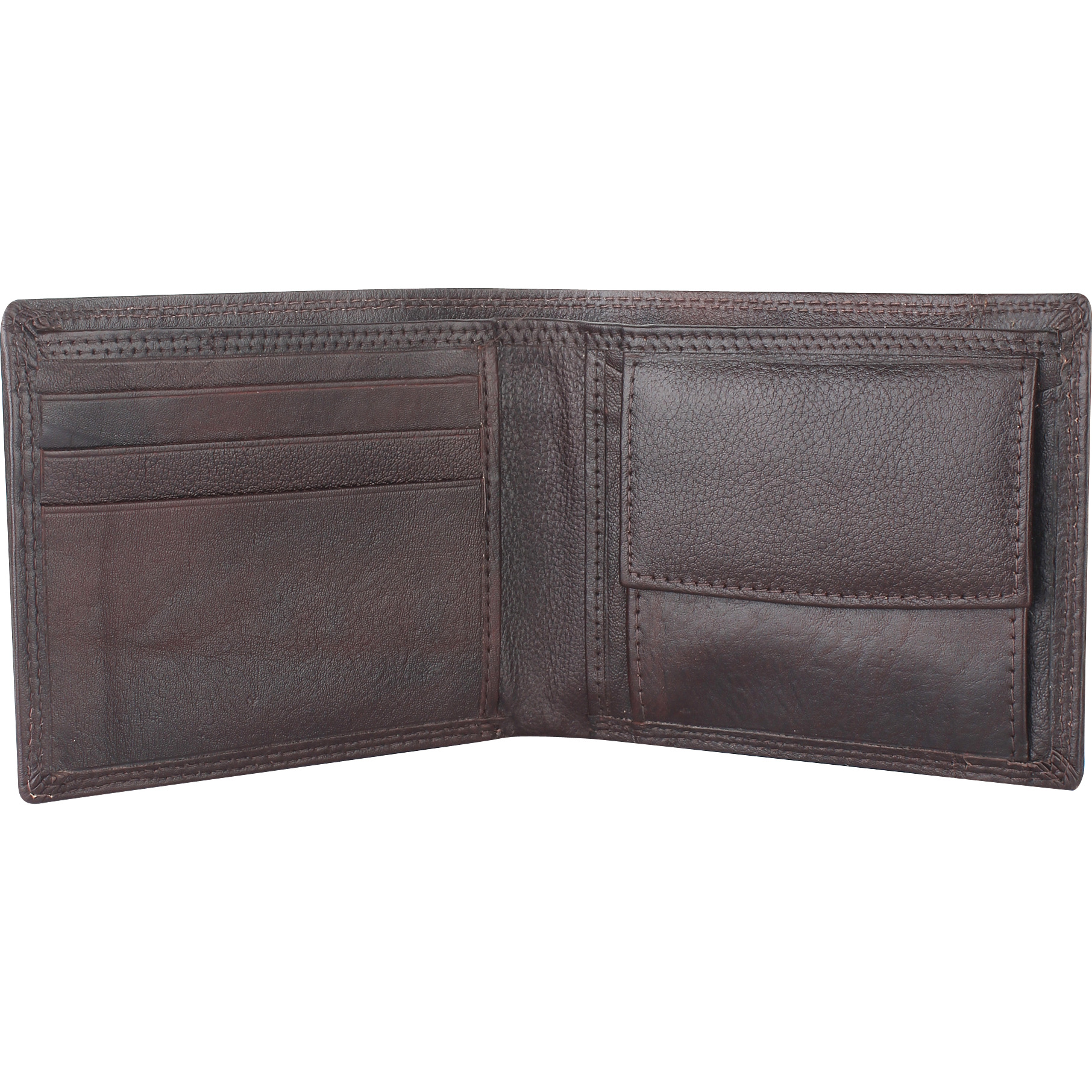 FIONA Mens Leather Bifold Wallet | Wallets For Men RFID Blocking | Genuine Leather | Extra Capacity Mens Brown Wallet |