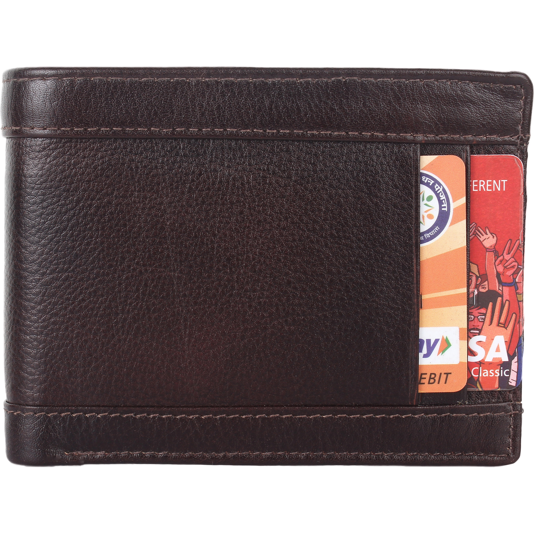 FIONA Mens Leather Bifold Wallet | Wallets For Men RFID Blocking | Genuine Leather | Extra Capacity Mens Brown Wallet |