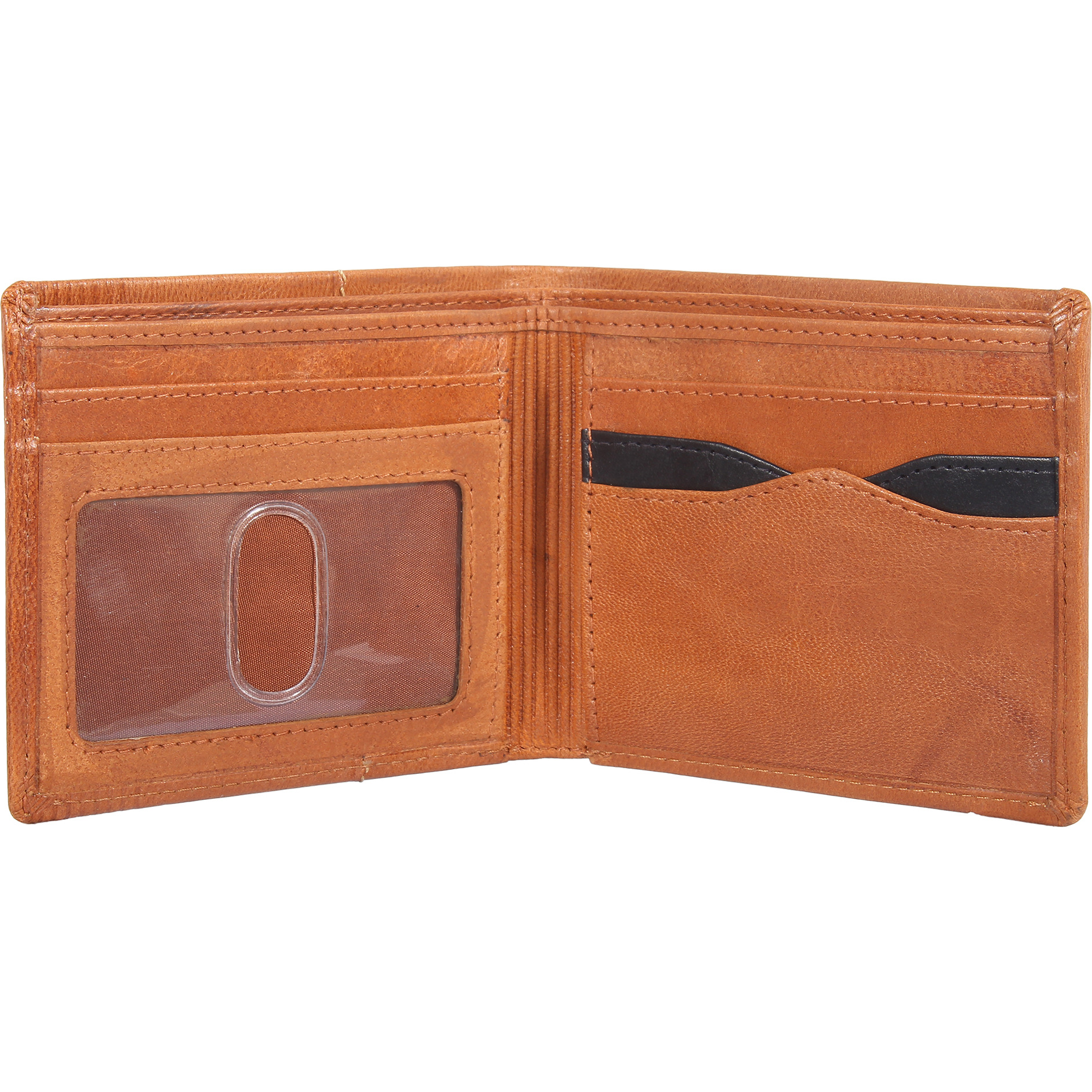 FIONA Mens Leather Bifold Wallet | Wallets For Men RFID Blocking | Genuine Leather | Extra Capacity Mens Brown Wallet |