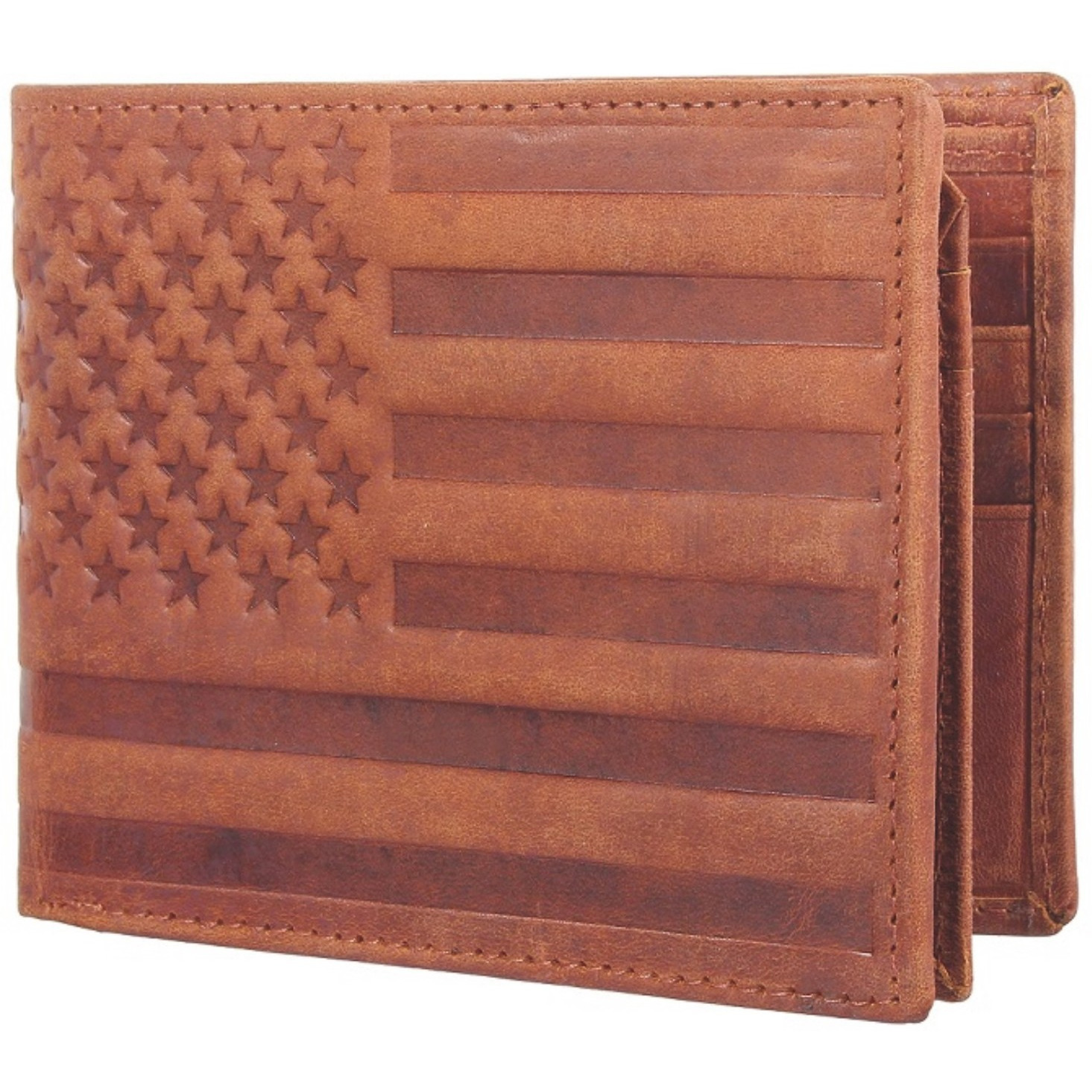 FIONA Mens Leather Bifold Wallet | Wallets For Men RFID Blocking | Genuine Leather | Extra Capacity Mens Brown Wallet |