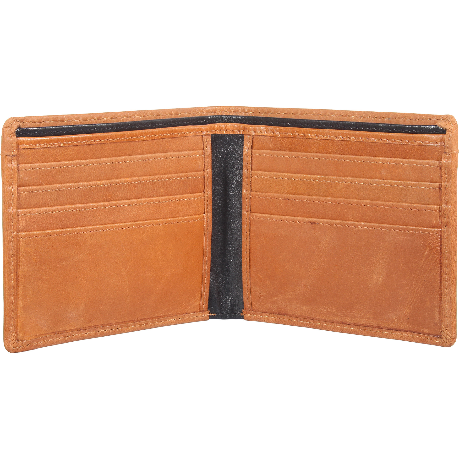 FIONA Mens Leather Bifold Wallet | Wallets For Men RFID Blocking | Genuine Leather | Extra Capacity Mens Brown Wallet |